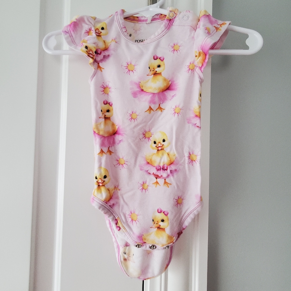 Posh Peanut Baby Girl Onesie Bodysuit 0-3 Months